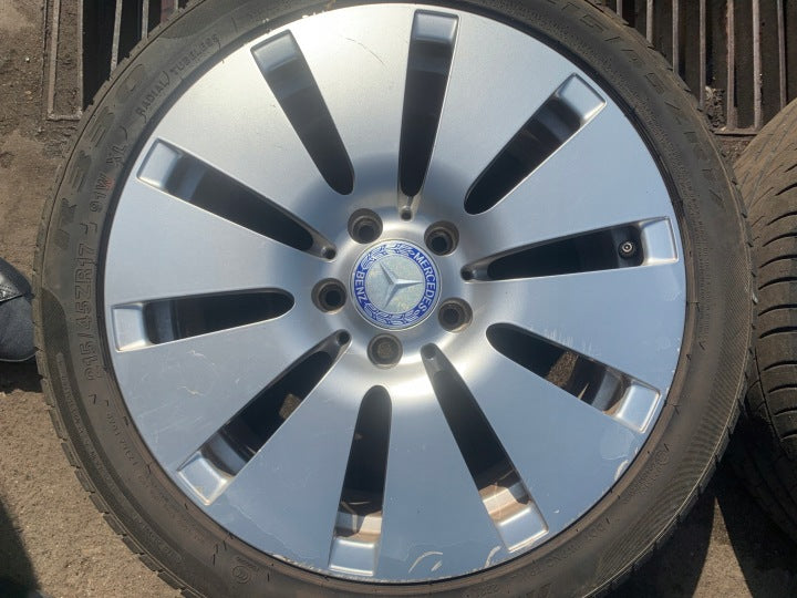 1x Alufelge 17 Zoll 5x112 Mercedes-Benz W205 A205 Rim Wheel FEL5776296376bq