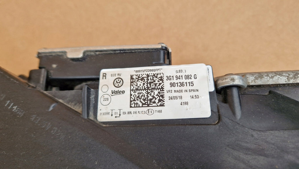 Frontscheinwerfer VW Passat B8 3G1941082G LED Rechts Scheinwerfer Headlight