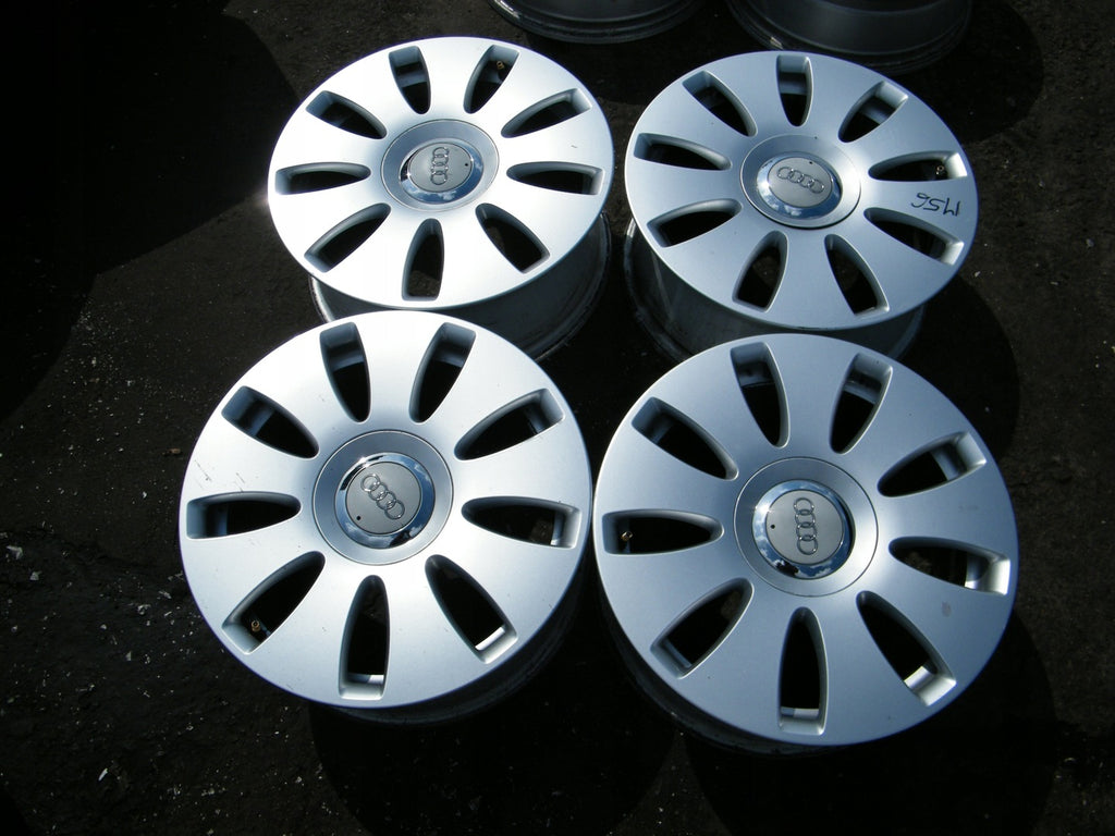 1x Alufelge 16 Zoll 7.0" 5x112 42ET Glanz Silber 8T0601025B Audi B6 B7 Rim Wheel