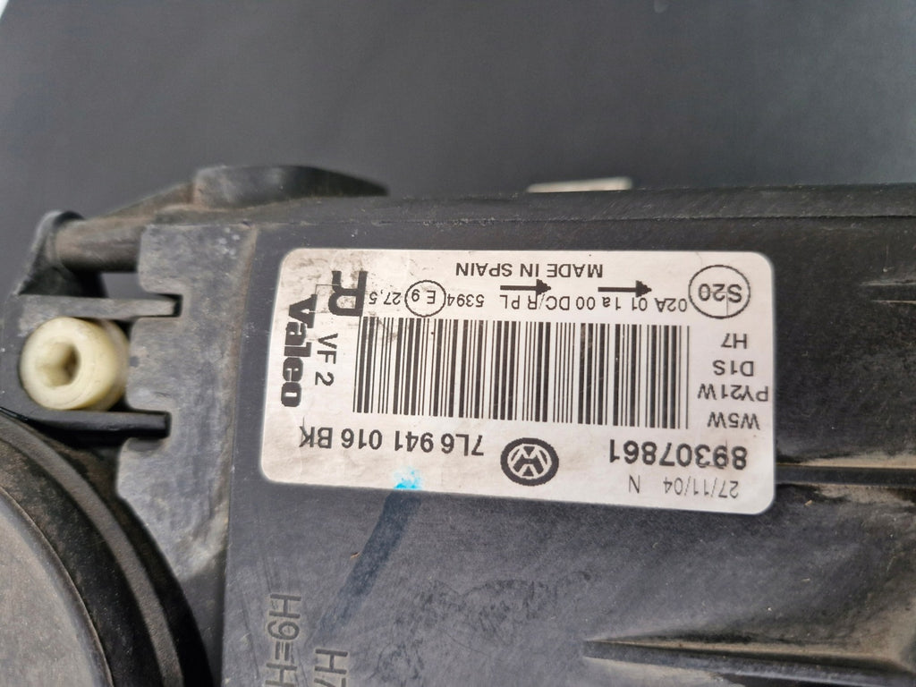 Frontscheinwerfer VW Touareg 7l6 7L6941019BK Rechts Scheinwerfer Headlight SCH6376316072wd