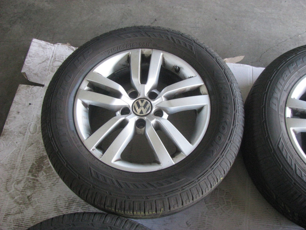 4x Alufelge 16 Zoll 6.5" 5x112 33ET Silber 5N0601025R VW I Rim Wheel FEL8318439731hc