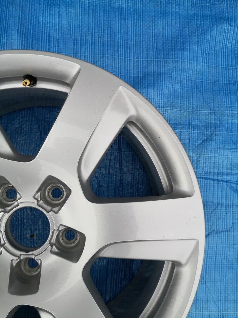 1x Alufelge 17 Zoll 7.0" 5x112 25ET Silber 4G8601025H Audi C7 Rim Wheel FEL3683661429vm