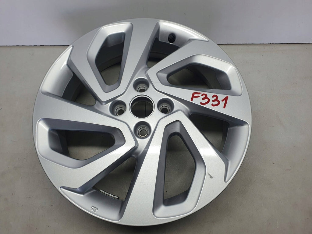 1x Alufelge 17 Zoll 5.0" 4x100 40ET Glanz Schwarz CMS1210-4 Toyota Aygo X FEL7637574212ig