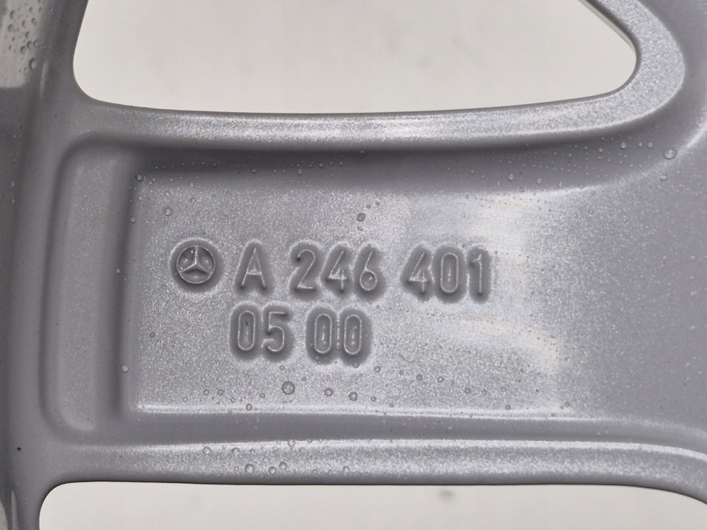 1x Alufelge 16 Zoll 6.5" 5x112 49ET Glanz Silber A2464010500 Mercedes-Benz FEL8429385362mr