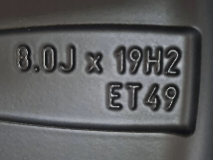 4x Alufelge 19 Zoll 8.0" 5x112 49ET 5FA601025F Cupra Leon Rim Wheel FEL3324277775pm