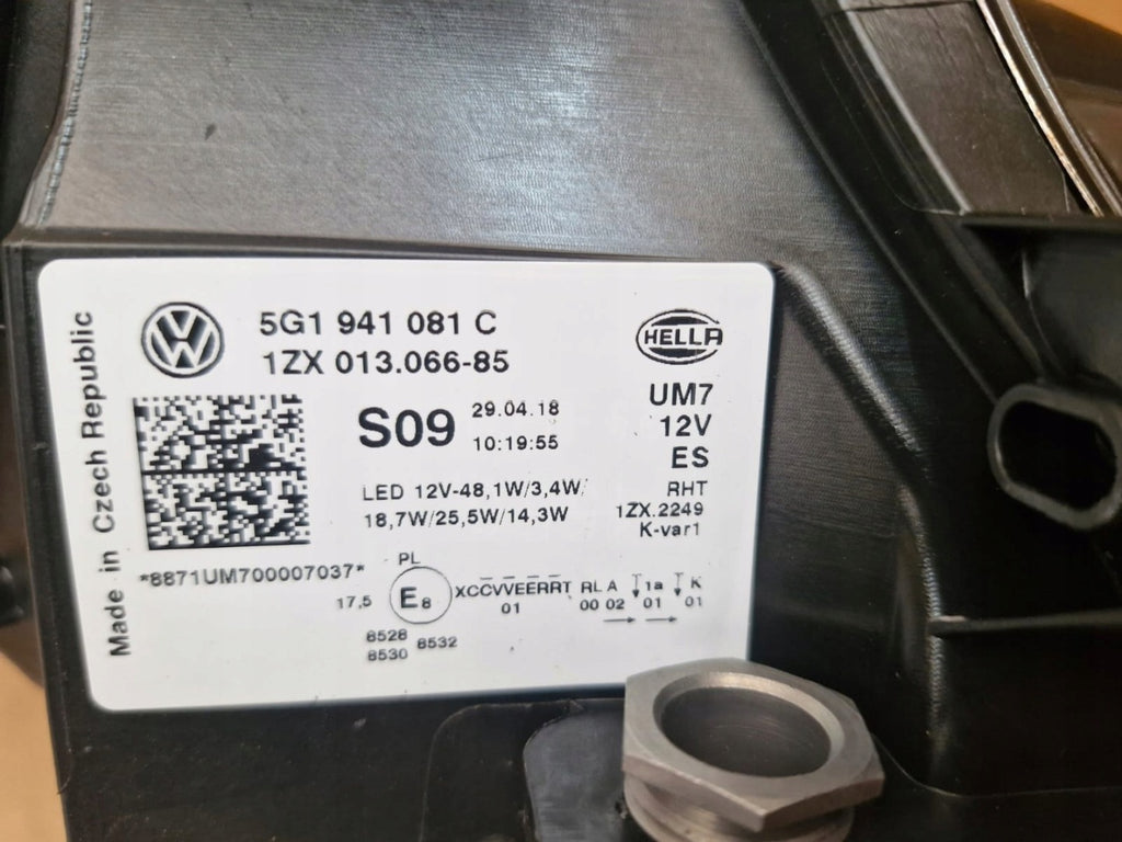 Frontscheinwerfer VW Golf VII 5G1941081C 5G1941082C Rechts oder Links SCH1660573149xo