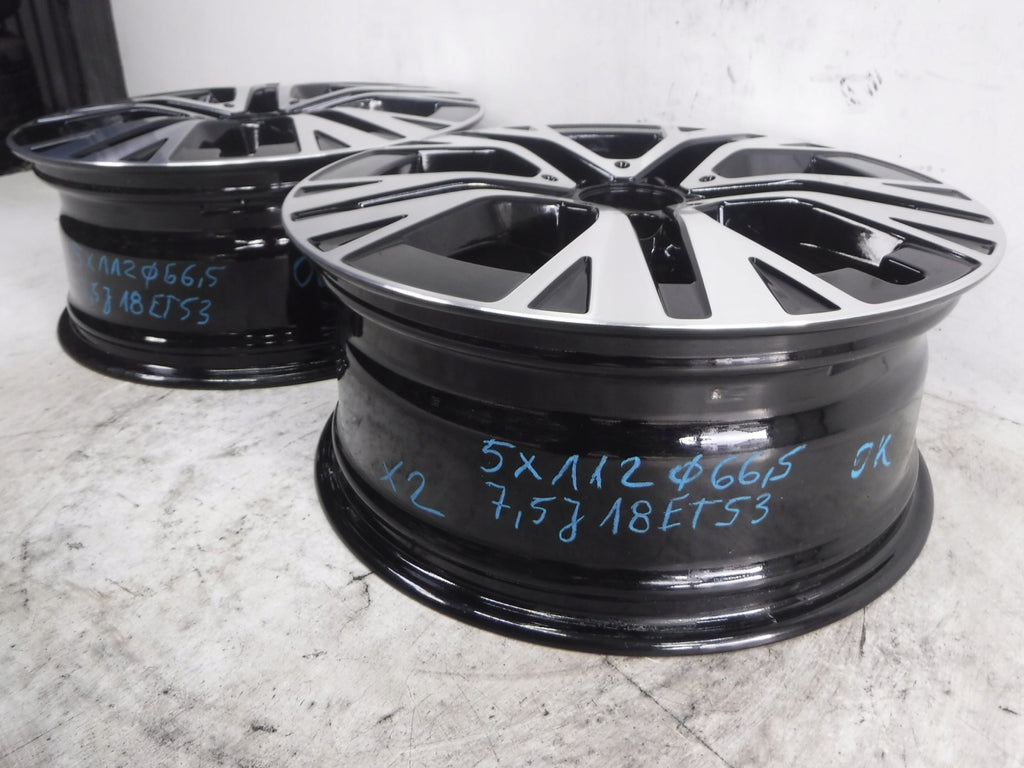 1x Alufelge 18 Zoll 7.5" 5x112 53ET Glanz A2474015000 Mercedes-Benz W247 FEL9341073450cg