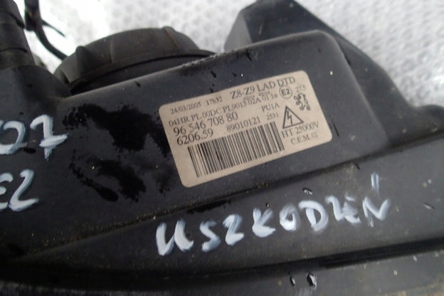 Frontscheinwerfer Peugeot 607 9654670980 Xenon Ein Stück (Rechts oder Links) SCH8427484548ha