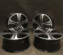 Load image into Gallery viewer, 4x Alufelge 18 Zoll 8.0" 5x112 43ET Glanz Silber A2134011400 Mercedes-Benz W213 FEL3789708026et