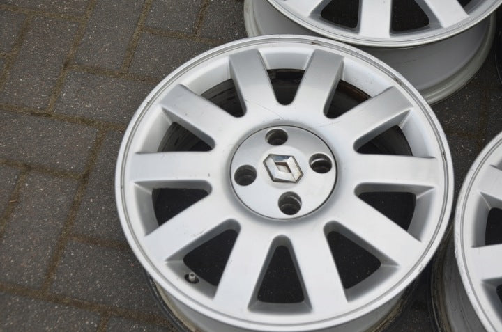 4x Alufelge 16 Zoll 6.5" 4x100 43ET Silber Renault Clio IV Iii Rim Wheel FEL8007993238fb