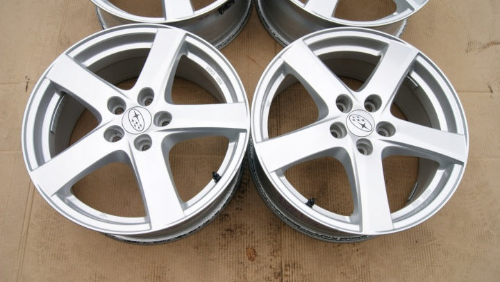 4x Alufelge 17 Zoll 7.0" 5x114.3 Subaru I Rim Wheel FEL3334351663tw