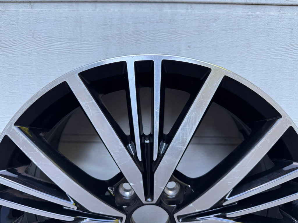 1x Alufelge 17 Zoll 7.0" 5x112 54ET Glanz Schwarz 5K0601025AS VW Golf VI I Caddy FEL9359761092cj