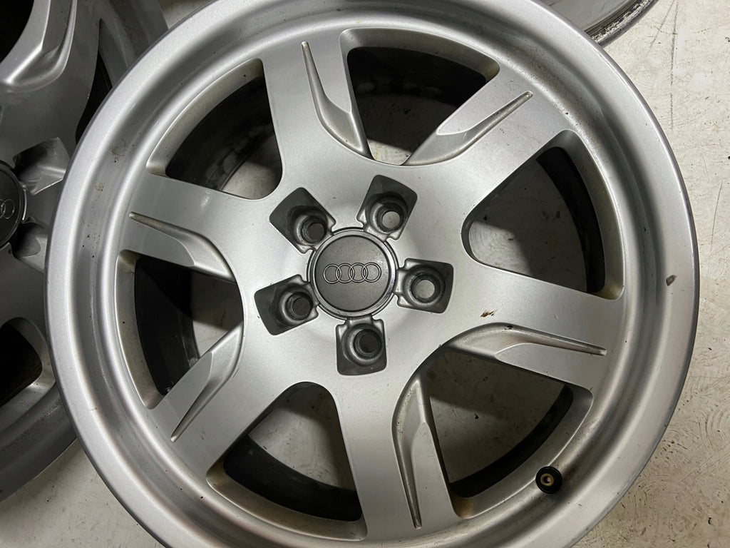 4x Alufelge 17 Zoll 7.5" 5x112 28ET Glanz Silber 8T0601025B Audi Rim Wheel FEL8094921052ac