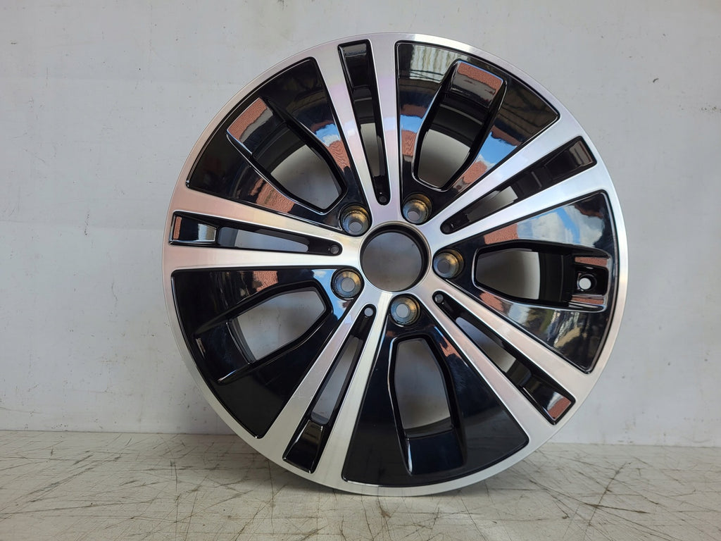 1x Alufelge 17 Zoll 7.5" 5x112 40ET Glanz Schwarz A2134015100 Mercedes-Benz