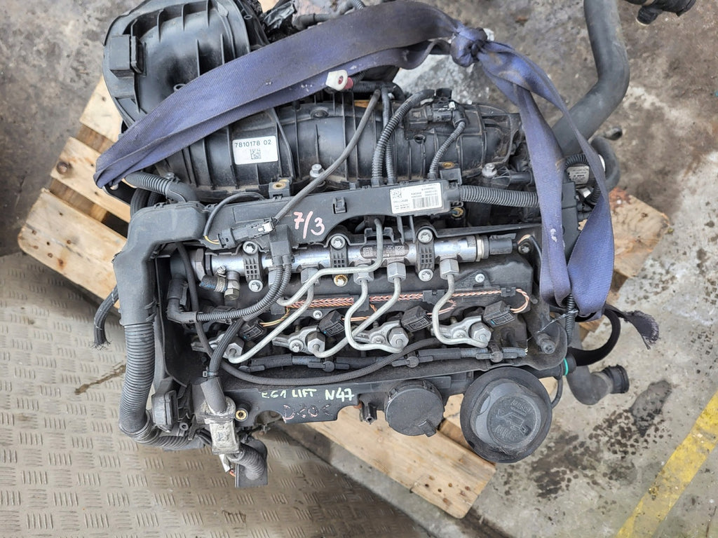 Motor BMW E60 E90 N47D20C 2.0 310TKm 2008 Diesel Engine Unkomplett