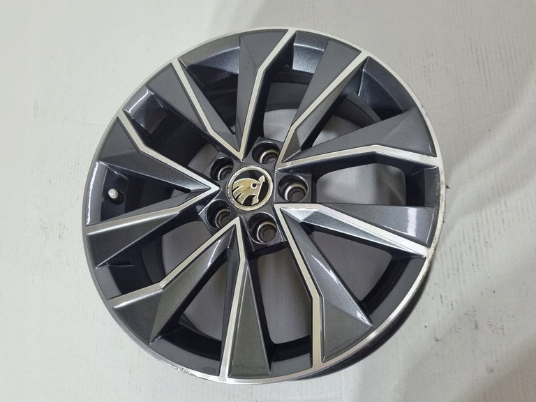 1x Alufelge 16 Zoll 7.0" 5x100 46ET 6V0601025 Mg Fabia Iii Rim Wheel FEL4899993725bj