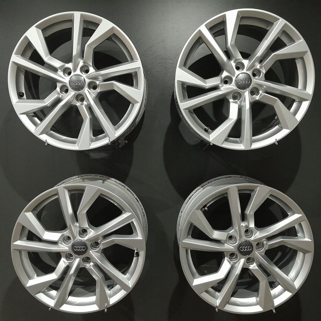 4x Alufelge 18 Zoll 8.5" 5x112 50ET Glanz Silber 8S0601025AN Audi Tt Rim Wheel FEL7509296176ux