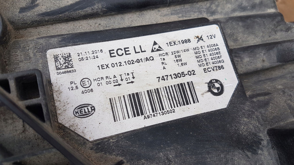 Frontscheinwerfer BMW 3 F30 F31 7471305 Full LED Links Scheinwerfer Headlight SCH3514796717wp