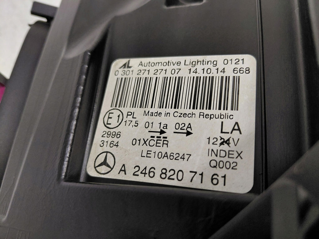 Frontscheinwerfer Mercedes-Benz W246 A2468207161 Xenon Links Headlight SCH7300198154rx