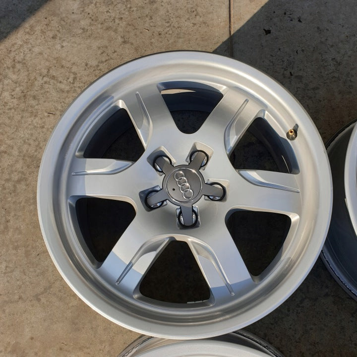 4x Alufelge 17 Zoll 7.0" 5x112 28ET Glanz Silber 80A601025 Audi Rim Wheel FEL5236282460vf