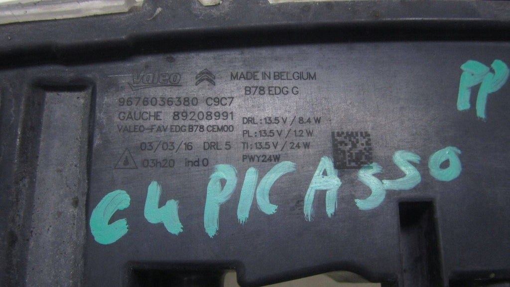 Frontscheinwerfer Citroën C4 Picasso II 9676036380 LED Rechts Headlight