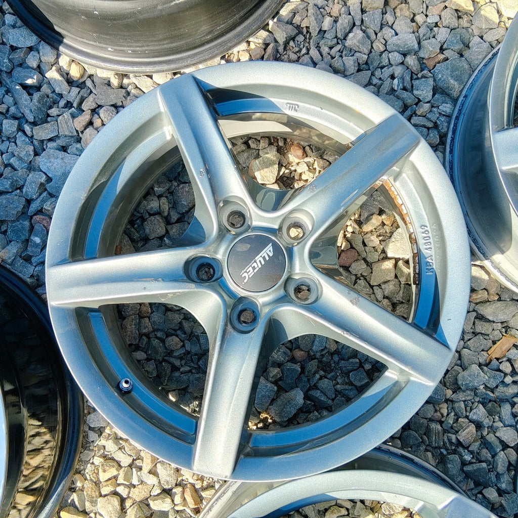 4x Alufelge 16 Zoll 6.5" 5x114.3 50ET Glanz Grau KBA48069 Mazda I Z 4 Rim Wheel FEL8104609317hj