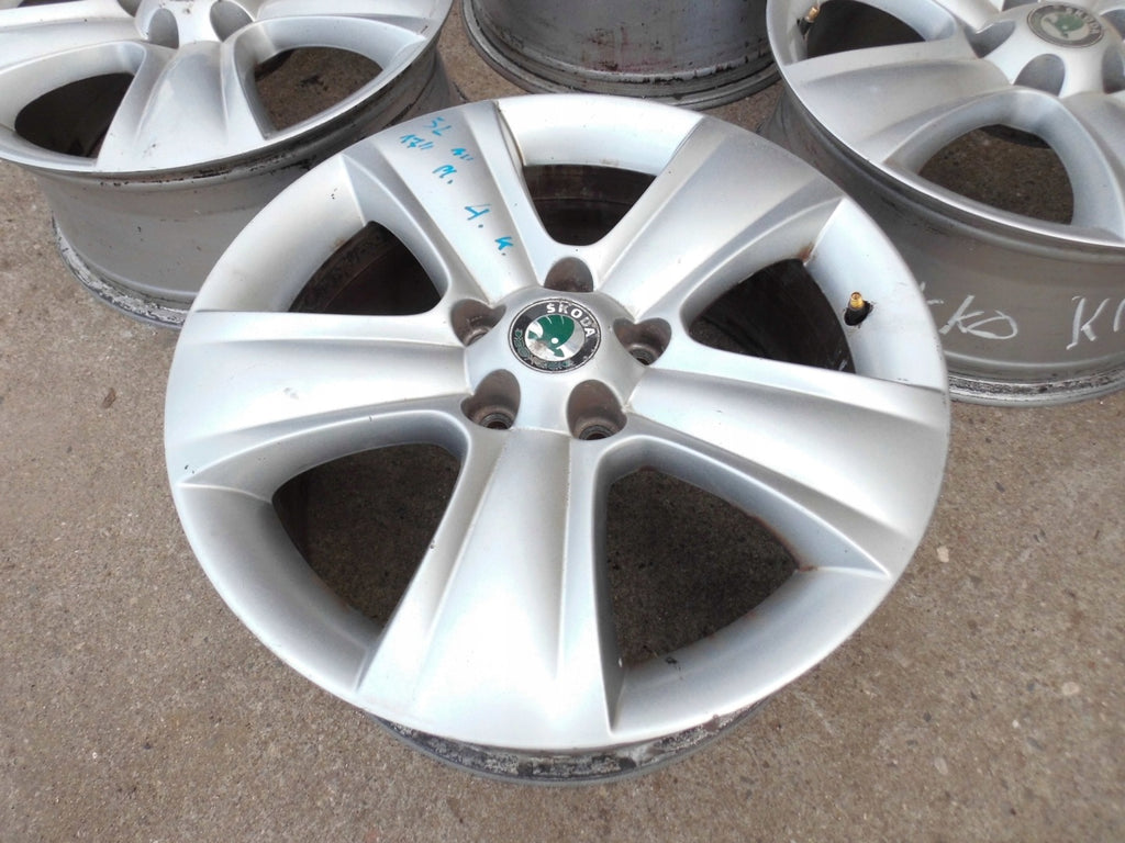 4x Alufelge 17 Zoll 7.0" 5x112 45ET 5L0601025B Skoda Yeti 5l Rim Wheel FEL4564126618zt