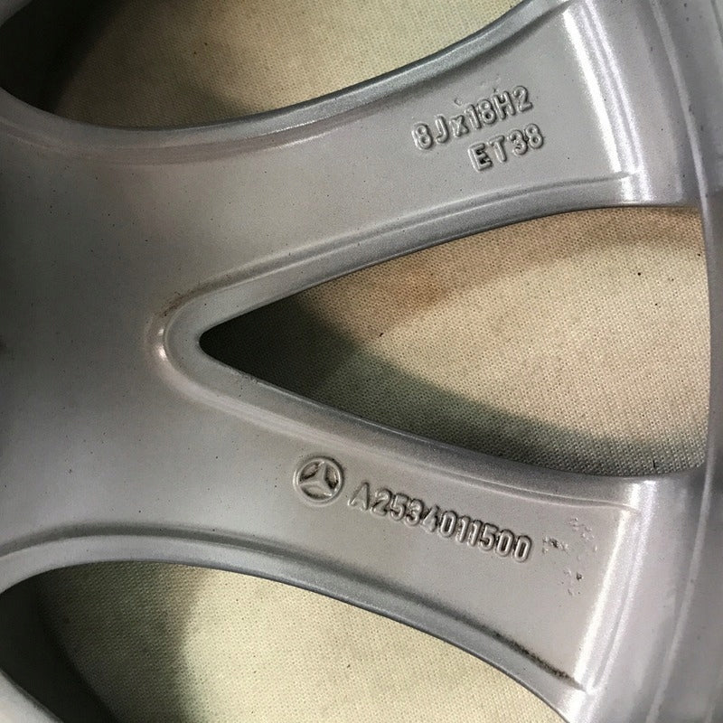 1x Alufelge 18 Zoll 8.0" 5x112 38ET A2534011500 Mercedes-Benz Rim Wheel