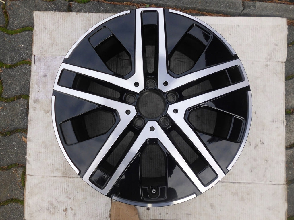 1x Alufelge 18 Zoll 7.5" 5x112 53ET Glanz Schwarz A2474012700 Mercedes-Benz Glb FEL6928258273qw