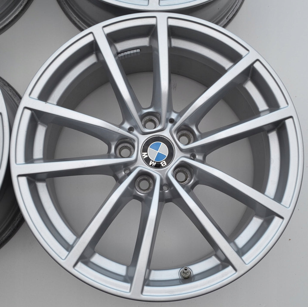 4x Alufelge 17 Zoll 7.5" 5x112 30ET Glanz Silber 6883520 BMW G22 Rim Wheel FEL1909180442fu