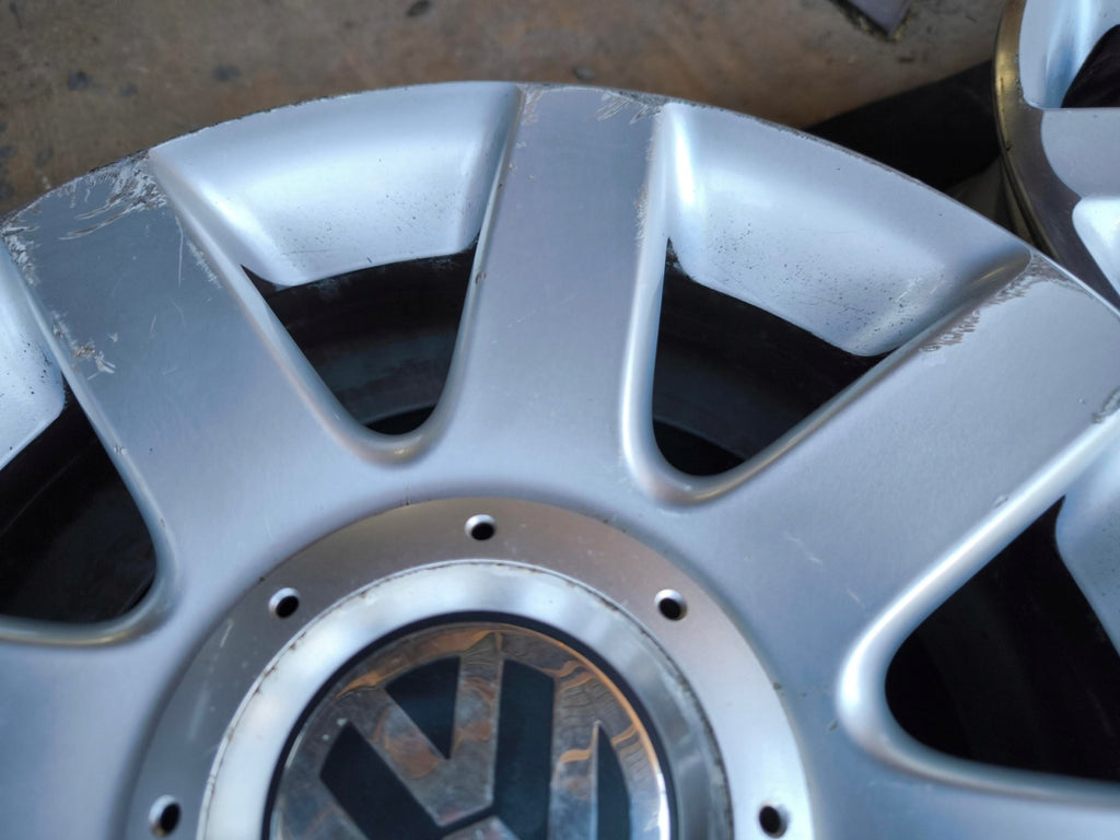 4x Alufelge 16 Zoll 6.5" 5x112 50ET 1K0601025R Audi 100 Leon Octavia Passat FEL5184606115yv