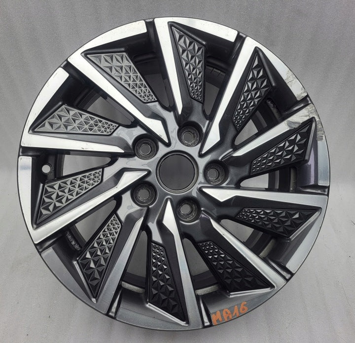1x Alufelge 16 Zoll 6.5" 5x114.3 50ET Glanz Grau 52910-G7700 Hyundai Ioniq Mg FEL2994559513cn