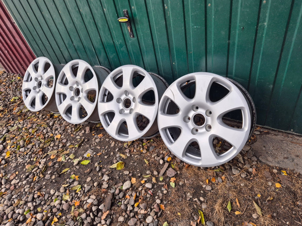 4x Alufelge 18 Zoll 7.5" 5x130 53ET Glanz Silber 4L0601025E Audi Q7 Rim Wheel FEL4247397749jo