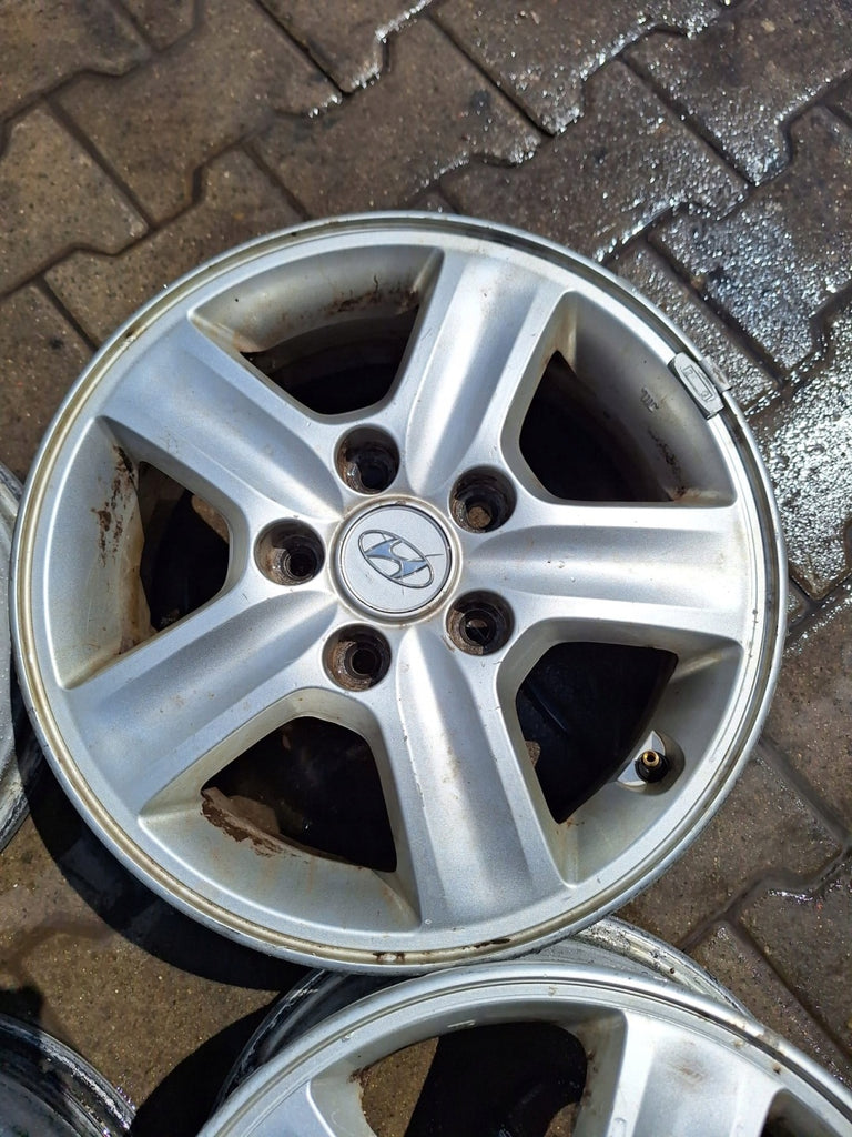 4x Alufelge 15 Zoll 5.5" 5x114.3 Hyundai I30 Rim Wheel FEL5871484611js