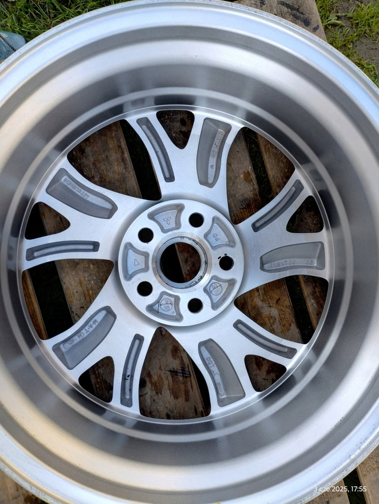 1x Alufelge 18 Zoll 7.0" 5x114.3 38ET Glanz Graphit Mg Eclipse Cross Rim Wheel FEL1025325919ur