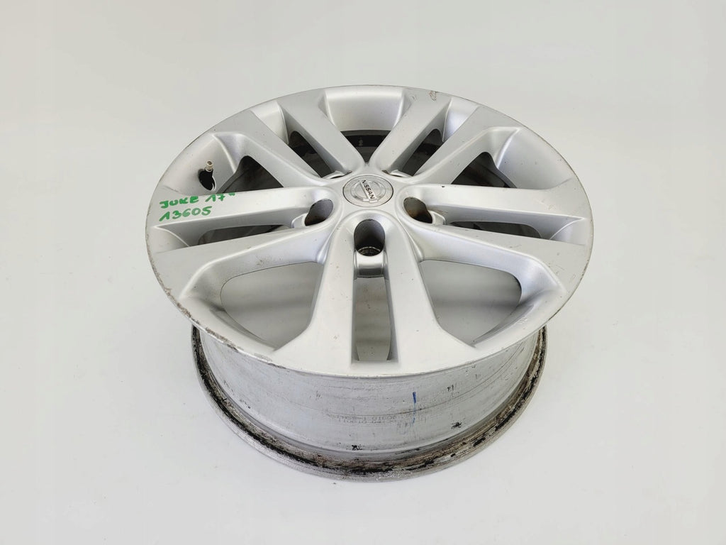 1x Alufelge 17 Zoll 7.0" 5x114.3 47ET Glanz N457017 Nissan Juke Rim Wheel FEL2227552836gu