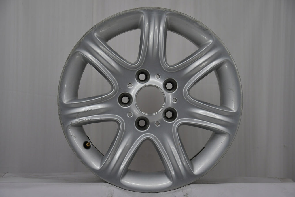 1x Alufelge 16 Zoll 7.0" 5x120 40ET Glanz Silber 6796201 BMW 1 Rim Wheel