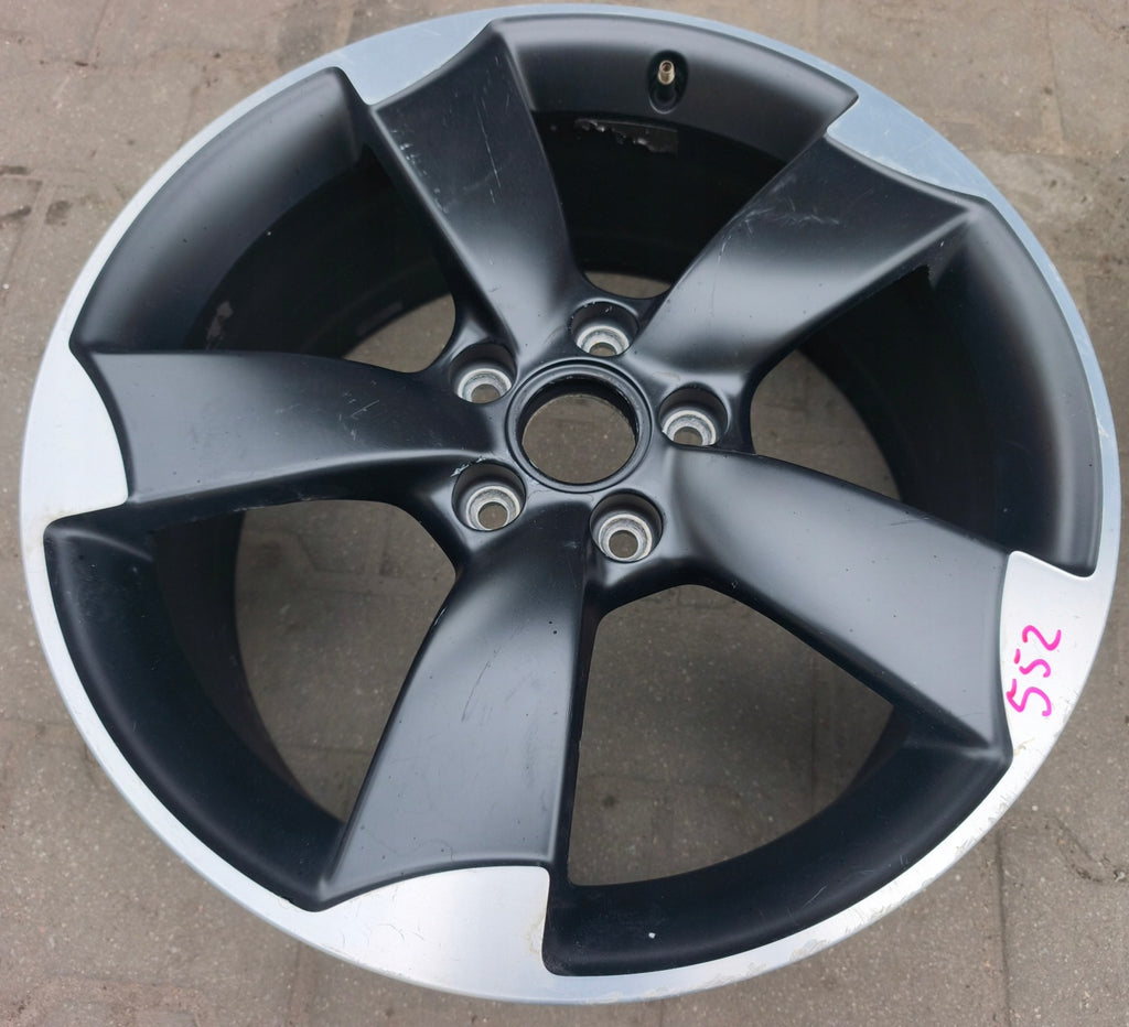 1x Alufelge 18 Zoll 7.5" 5x112 51ET Glanz Silber 8V0601025BT Audi A3 Rim Wheel FEL4840770060dt
