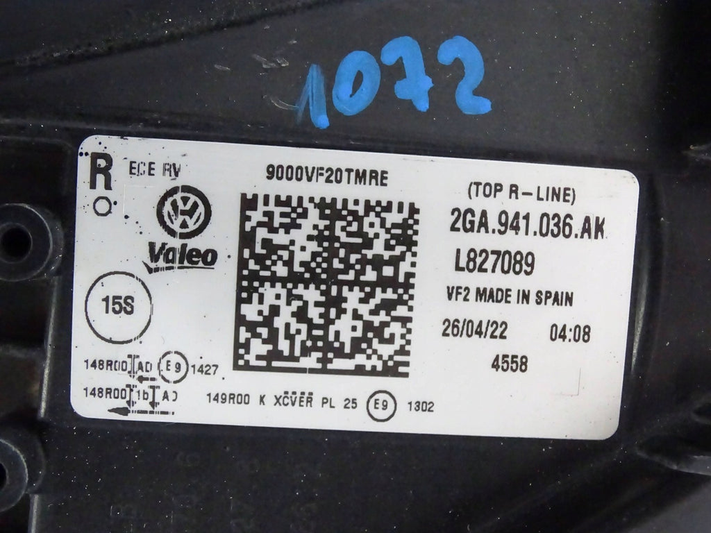 Frontscheinwerfer VW T-Roc 2GA941036AK Full LED Rechts Scheinwerfer Headlight SCH5191471297do