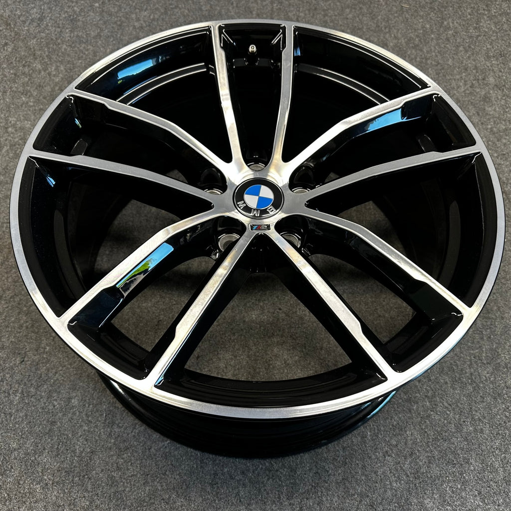 4x Alufelge 18 Zoll 8.0" 5x112 30ET Glanz Schwarz 8093915 BMW 5 G31 G30 FEL2841540142gd
