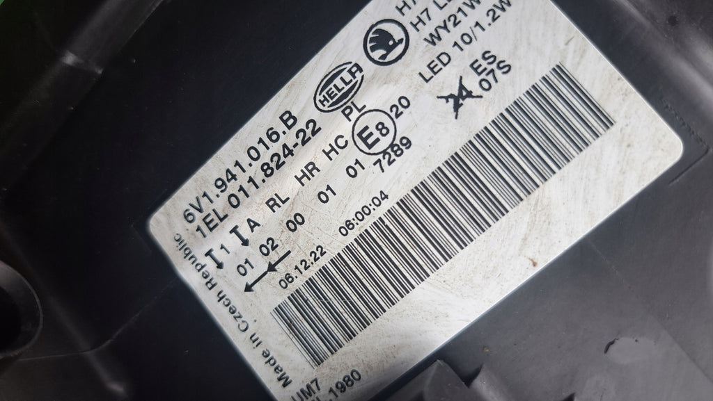 Frontscheinwerfer Skoda Fabia III 6V1941015B 6V1941016B Rechts oder Links