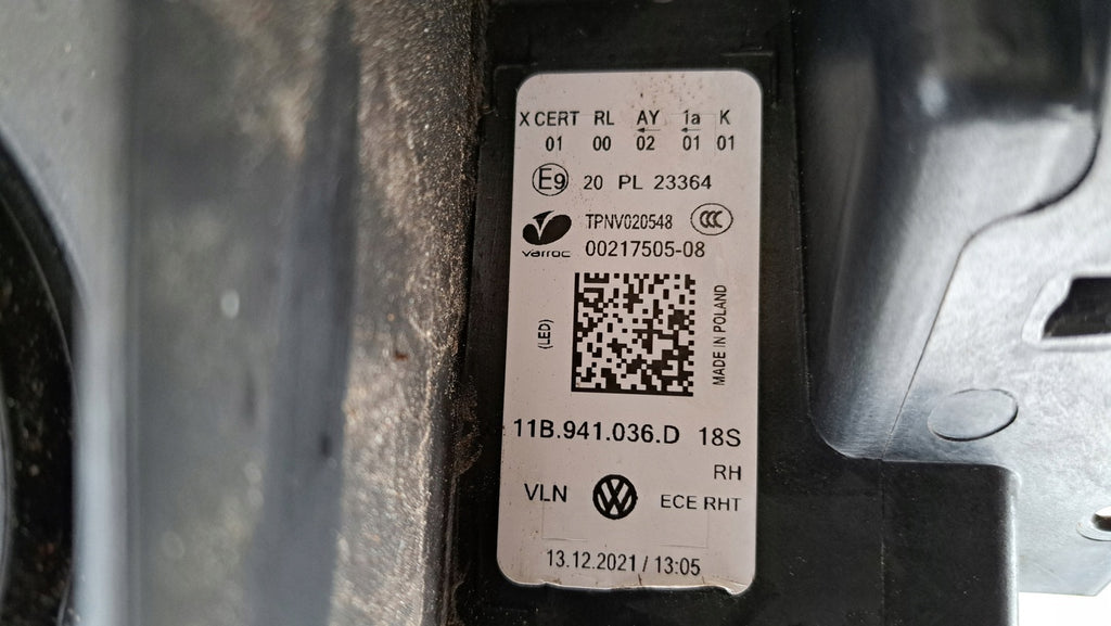 Frontscheinwerfer VW Id.4 11B941036D Rechts Scheinwerfer Headlight SCH7474286755eb