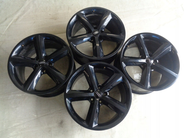 4x Alufelge 18 Zoll 9.0" 5x112 52ET Glanz Schwarz 8J0601025M Audi Tt Rim Wheel FEL4674574823yj