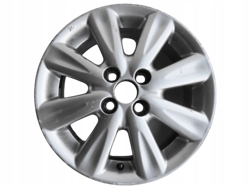 1x Alufelge 15 Zoll 5.5" 4x100 45ET Glanz Schwarz 42611-0D240 Toyota Yaris FEL8815206506bs