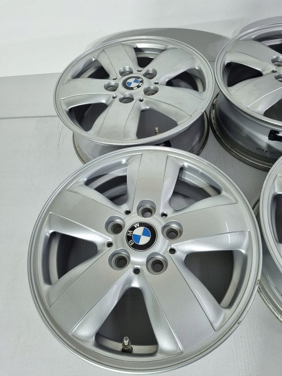 4x Alufelge 15 Zoll 5.5" 5x112 46ET Glanz Silber 6855101 Mini Rim Wheel FEL1880901952yc