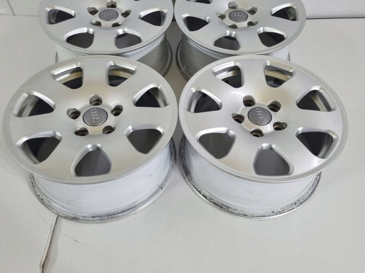 4x Alufelge 15 Zoll 7.0" 5x112 39ET Glanz Silber 8E0601025 Audi Rim Wheel FEL4700186614po