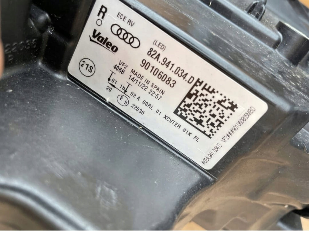 Frontscheinwerfer Audi A1 82A941034 82A941033 LED Ein Satz Headlight