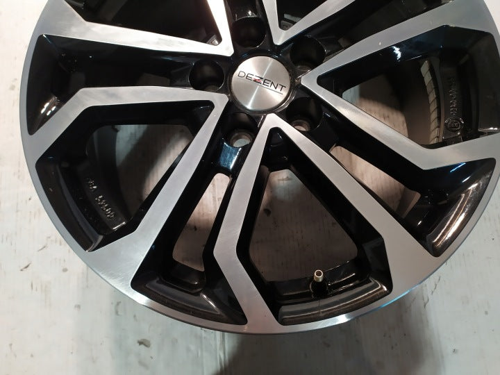 1x Alufelge 17 Zoll 7.0" 5x114.3 42ET Glanz Silber KBA52509 Rim Wheel FEL1163461076dl