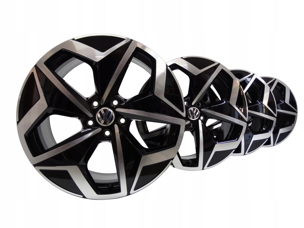 4x Alufelge 19 Zoll 7.5" 5x112 50ET Glanz Schwarz 10A601025H VW Id.3 Rim Wheel FEL2151267087yx