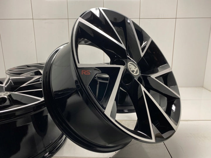 4x Alufelge 19 Zoll 8.0" 5x112 44ET 3V0601025AP Mg Superb I Rim Wheel FEL8272252202jc